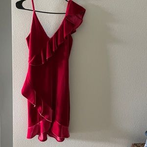 Red Velvet Dress
